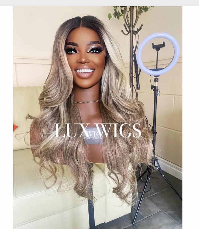 blonde wig. long blonde wig. blonde lace front wig. blonde synthetic wig. blonde human hair wig.