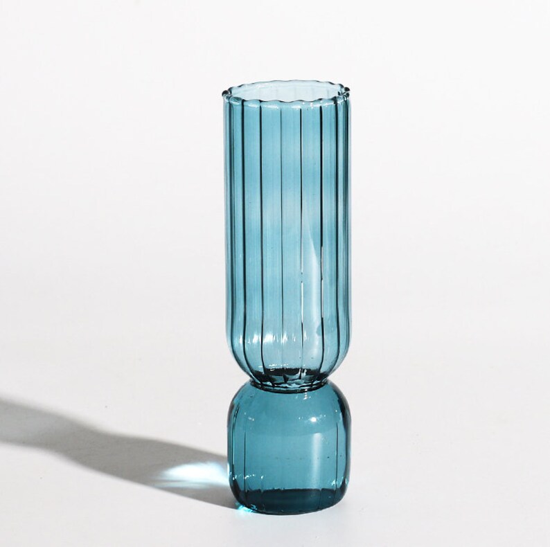 Nordic Glass Vase Small Glass Vases Flower Arrangement Etsy