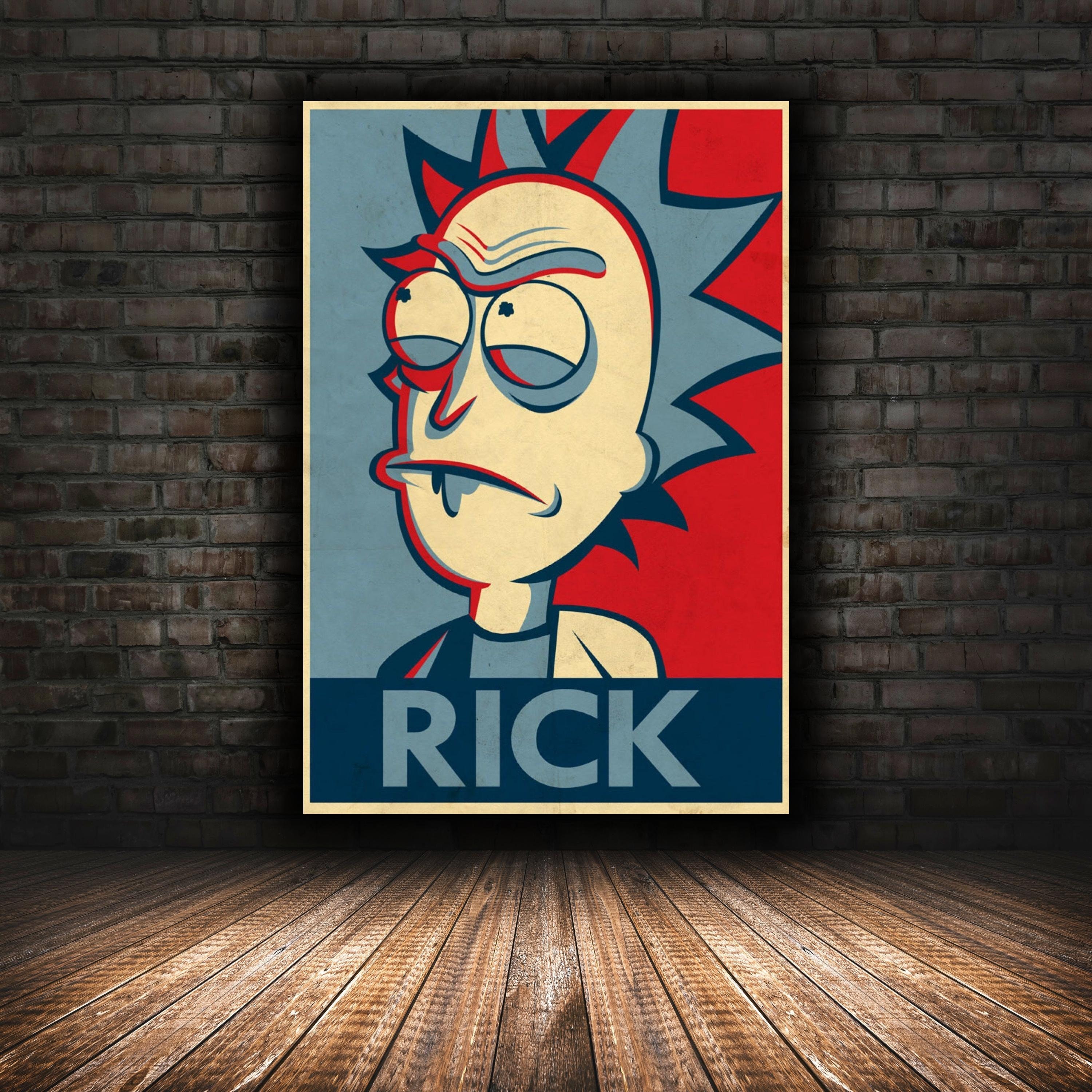 3D Layered Rick and Morty Wooden Wall Art agrohort.ipb.ac.id