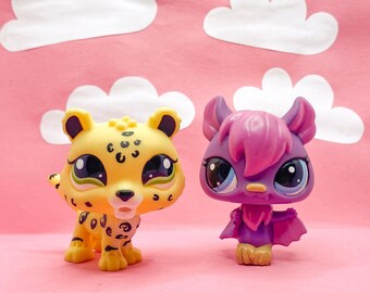 Figurine Littlest PetShop : Mini Chauve-souris Féerique Rose #2836 - Occasion