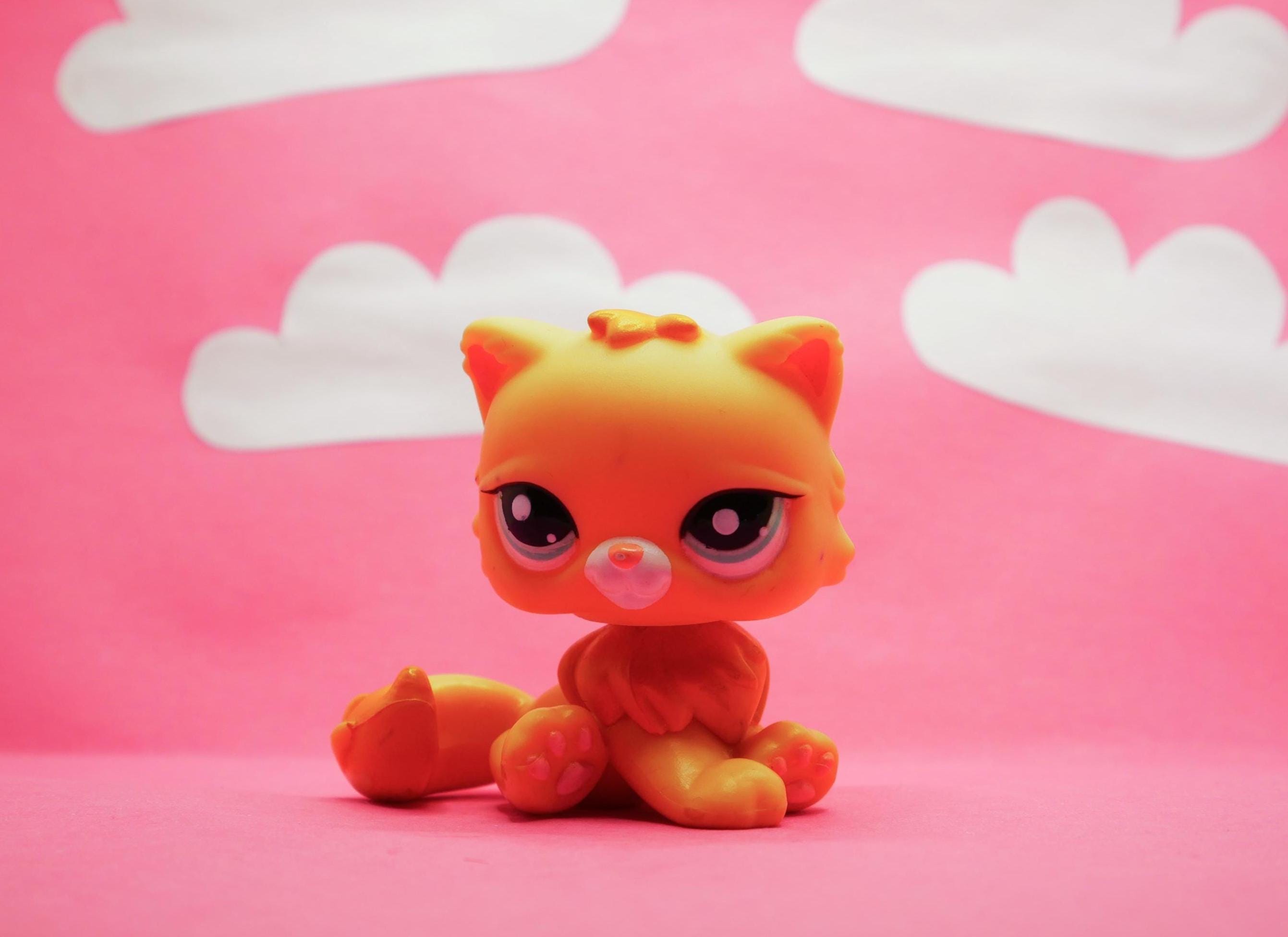 Authentic Littlest Pet Shop #2194 Chat européen Shorthair cat Authentic LPS