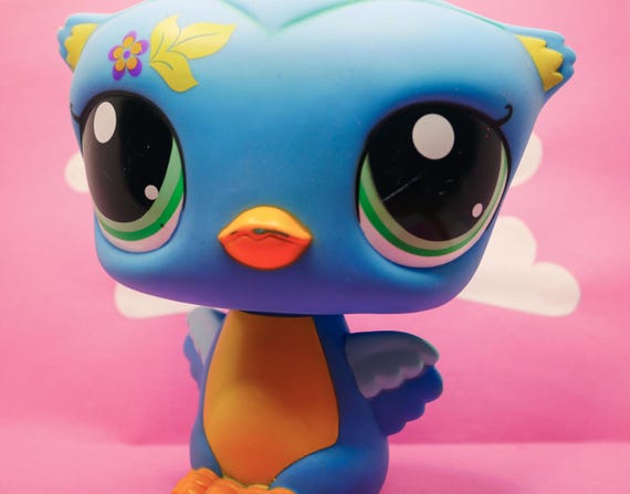 Littlest Petshop LPS Pet Shop jumbo Green Pingouin Pingouin Rare Hasbro