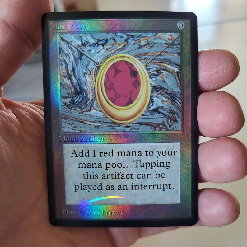 MTG P6 BETA FOIL Full Set Black Lotus/mox Emerald/mox Etsy