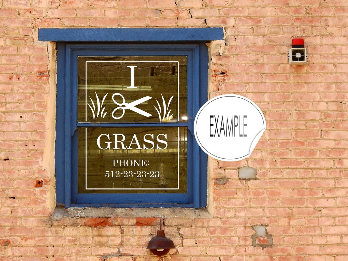 Window Mockup Window Sticker Mockup Vinyl Decal Mockup Etsy