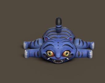 Flexi Derpy Tiger KPop Demon Hunters 3d Printing STL Files