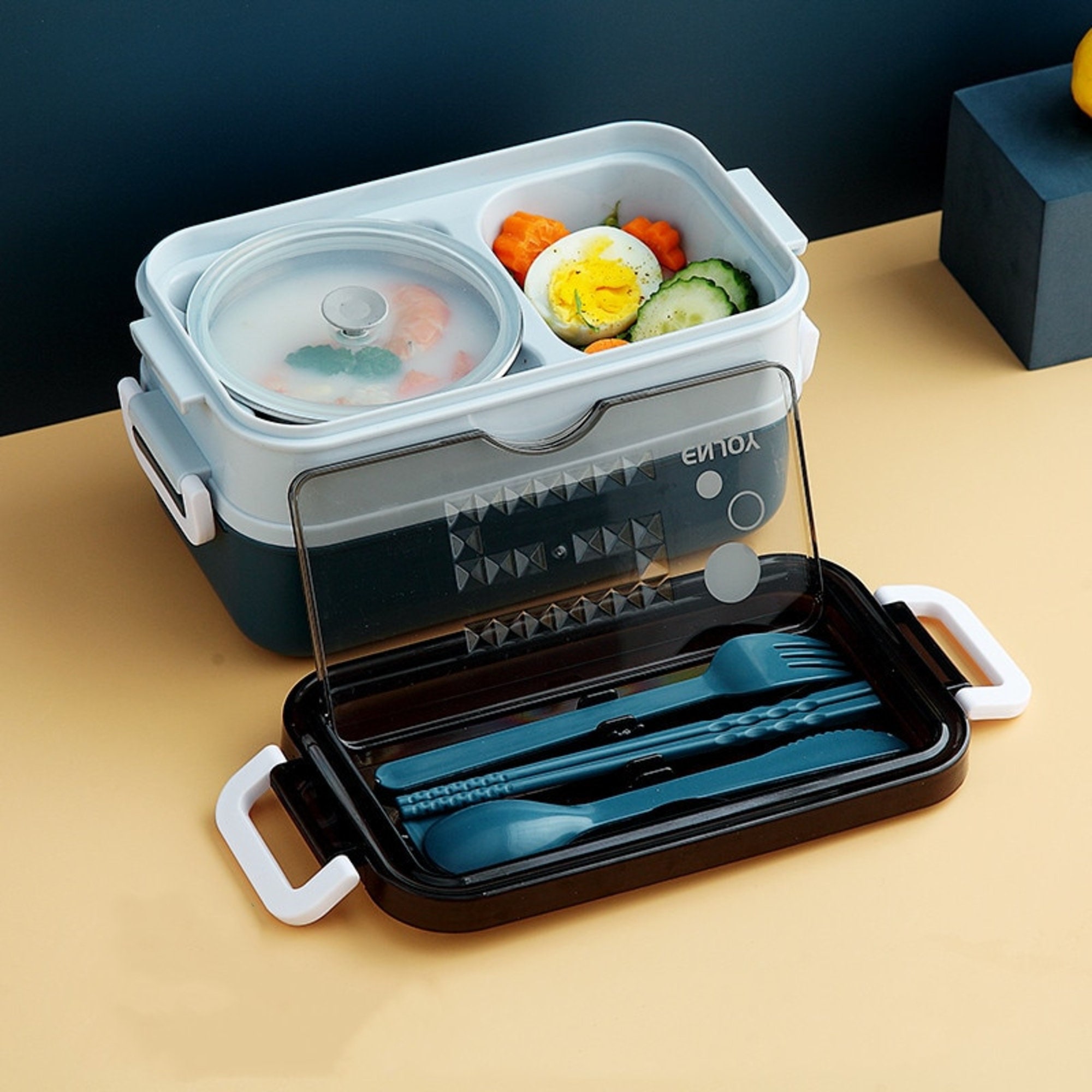 Bento Box Lunch Bag Set Eco Friendly Lunch Box Stackable - Etsy UK