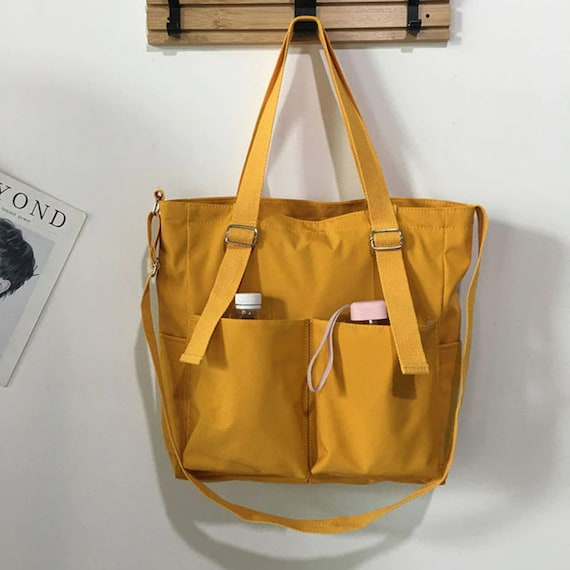 Printed Lunch Box Bag Womens Canvas Handbag For Work School