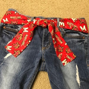 University of Maryland Belt, University of Maryland Swag, University of Maryland College Accessory, University of Maryland Tailgate