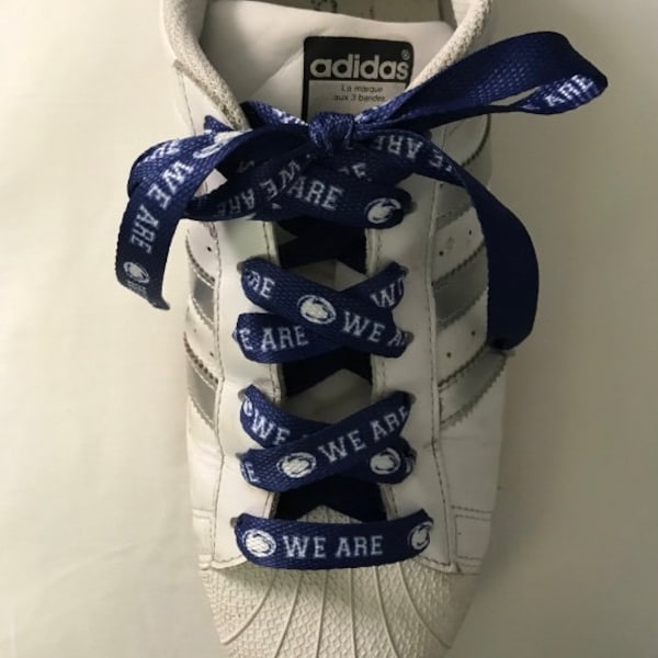 Penn State University Shoelaces, Penn State Swag, Penn State Accessory, Penn State Tailgating, College Shoelaces