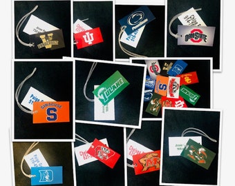 Laminated Personalized College Luggage Tags