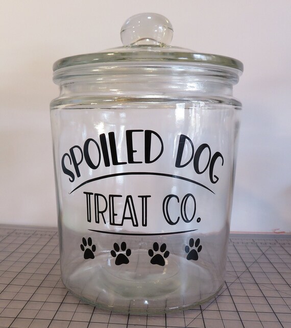 Etsy dog treat jar cheap