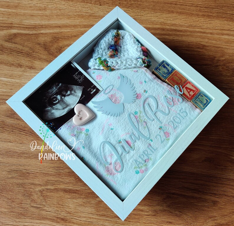 Infant Loss Shadow Box Baby Memorial Baby Loss Keepsake Etsy