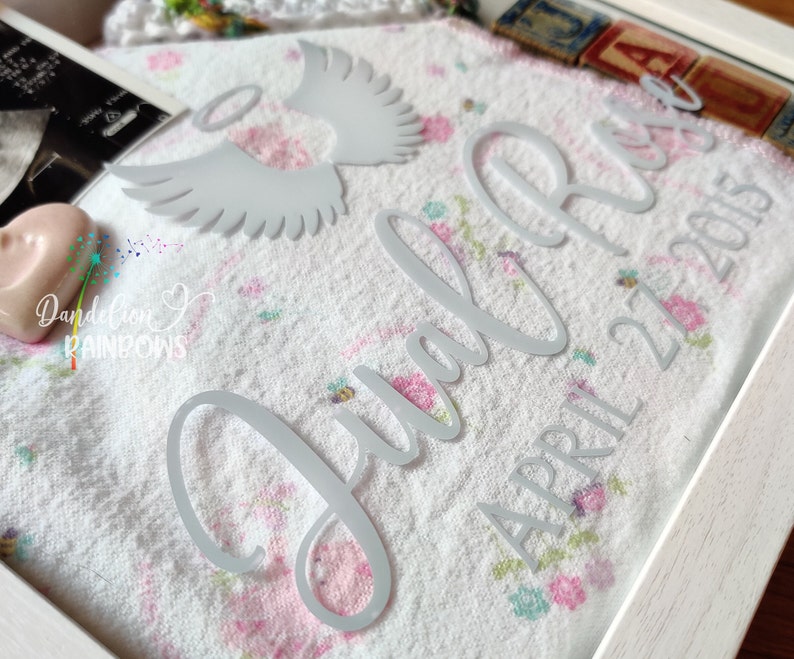 Infant Loss Shadow Box Baby Memorial Baby Loss Keepsake Etsy