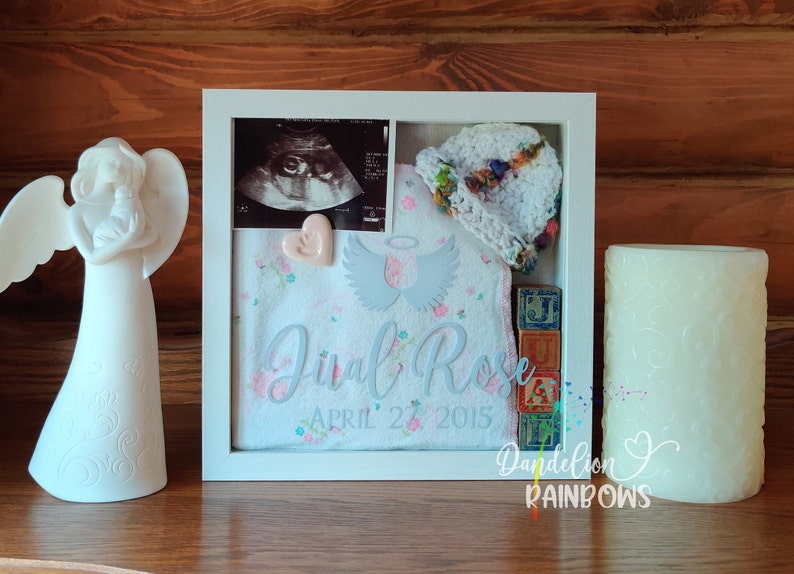 Infant Loss Shadow Box Baby Memorial Baby Loss Keepsake Etsy