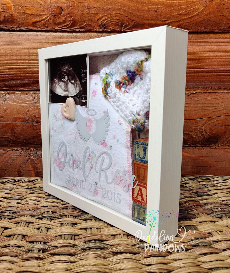 Infant Loss Shadow Box Baby Memorial Baby Loss Keepsake Etsy