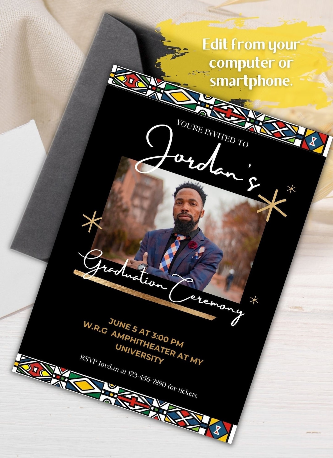 Graduation Announcement Evite, Electronic Graduation Party, Graduation