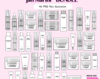 Jan Marini cosmetics  Illustration, Digital instant download, Skincare Icon PNG