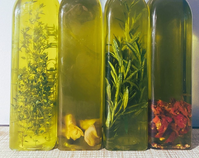 Huile d’olive infusée