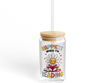 Funny Saying Sublimation 16oz Libbey Can Tumbler Wrap PNG File 16oz Libbey Can Tumbler Sublimation Reading PNG