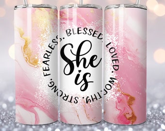 Gobelet fin proverbes verset de la Bible, emballage de verre mince 20 oz, téléchargement de motifs chrétiens par sublimation, citations chrétiennes