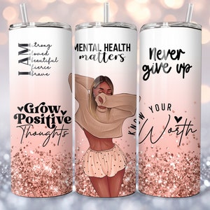 Starke Frau Tumbler Wrap, 20 Unzen Skinny Tumbler, Boss Babe Becher Design, Boss Lady Tumbler Wrap, Mädchen Boss Png - NUR PNG digitaler Download
