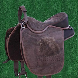 Treeless All Colors Western Treeless Horse Saddle All Size 16-18 Inch Free Shipping