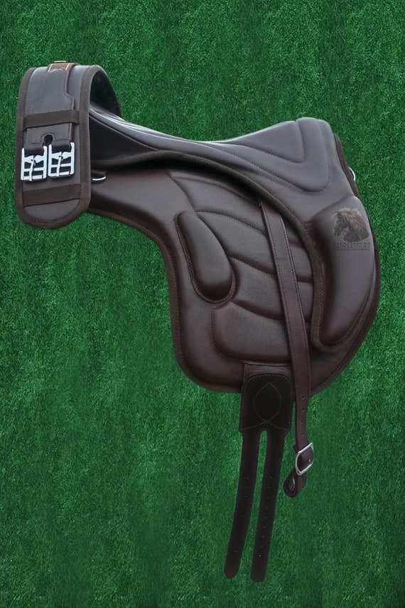 Selle équestre Selle Freemax En Cuir De Cheval Sans Arbre