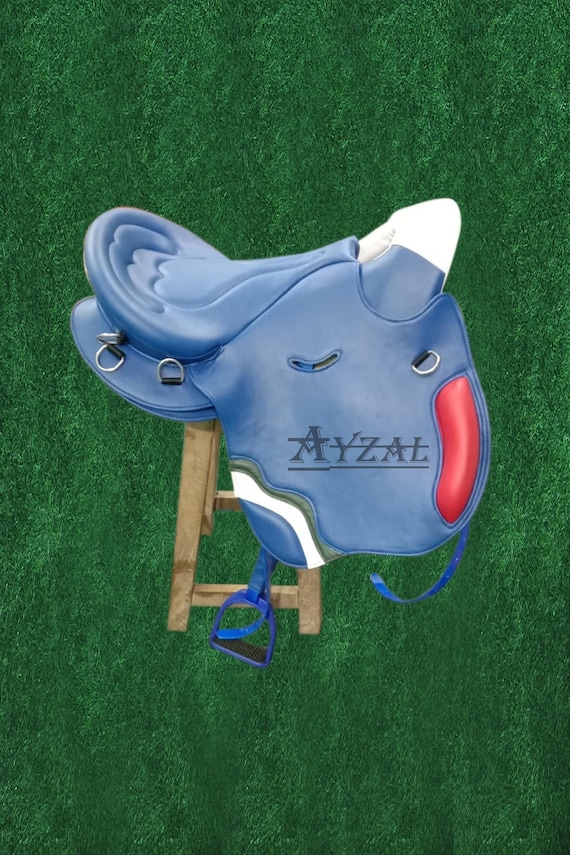 Selle D'endurance Cheval En Cuir Arbre Carbone – ASHMIRA SADDLERY Légère 3,3kg