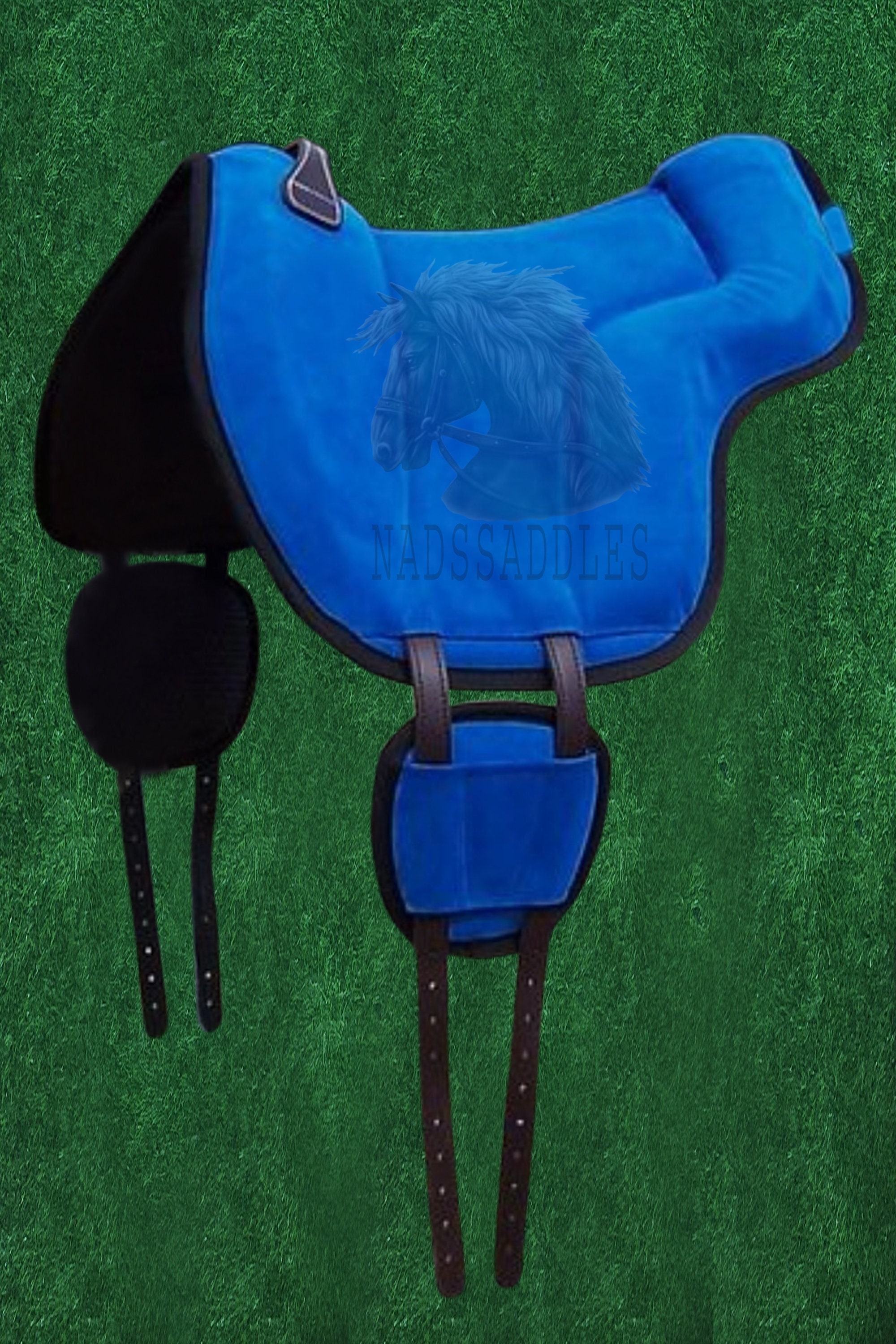 Sangle De Selle HILASON, Nylon, Acier Inoxydable, Noire, Taille 38 Pouces