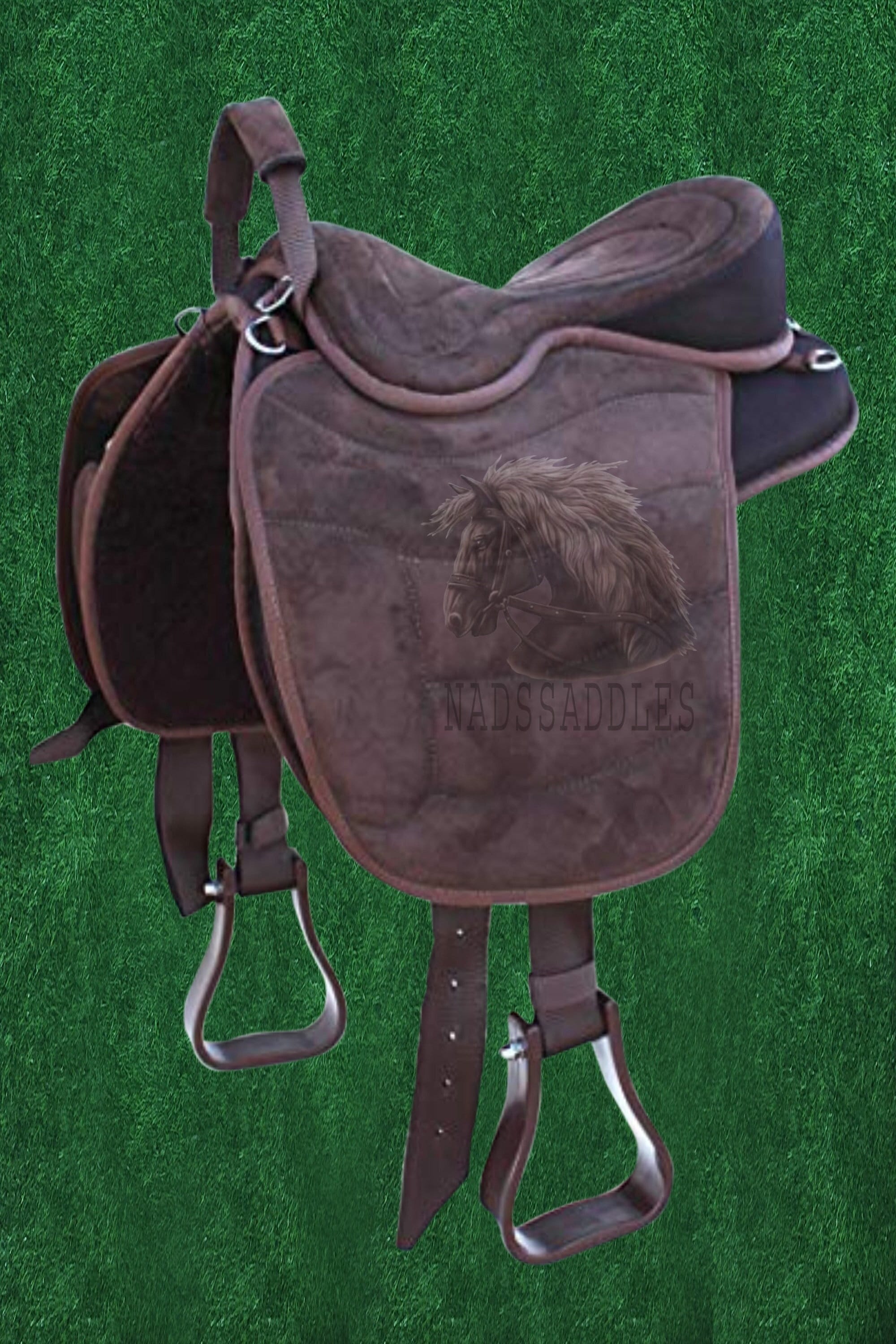 Sella Freemax Treeless WILDRACE Tuttofare In Sintetico Marrone – Misure 12-18 Pollici