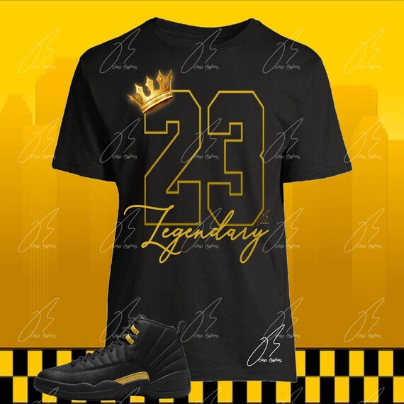 black and yellow shirt for jordan 12
