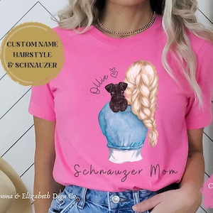 Schnauzer Shirt, Mini Schnauzer Shirt, Schnauzer T Shirt, Schnauzer Mom Shirt, Schnauzer Mom Gift, Schnauzer Mom Tee, Mini Schnauzer Mom,