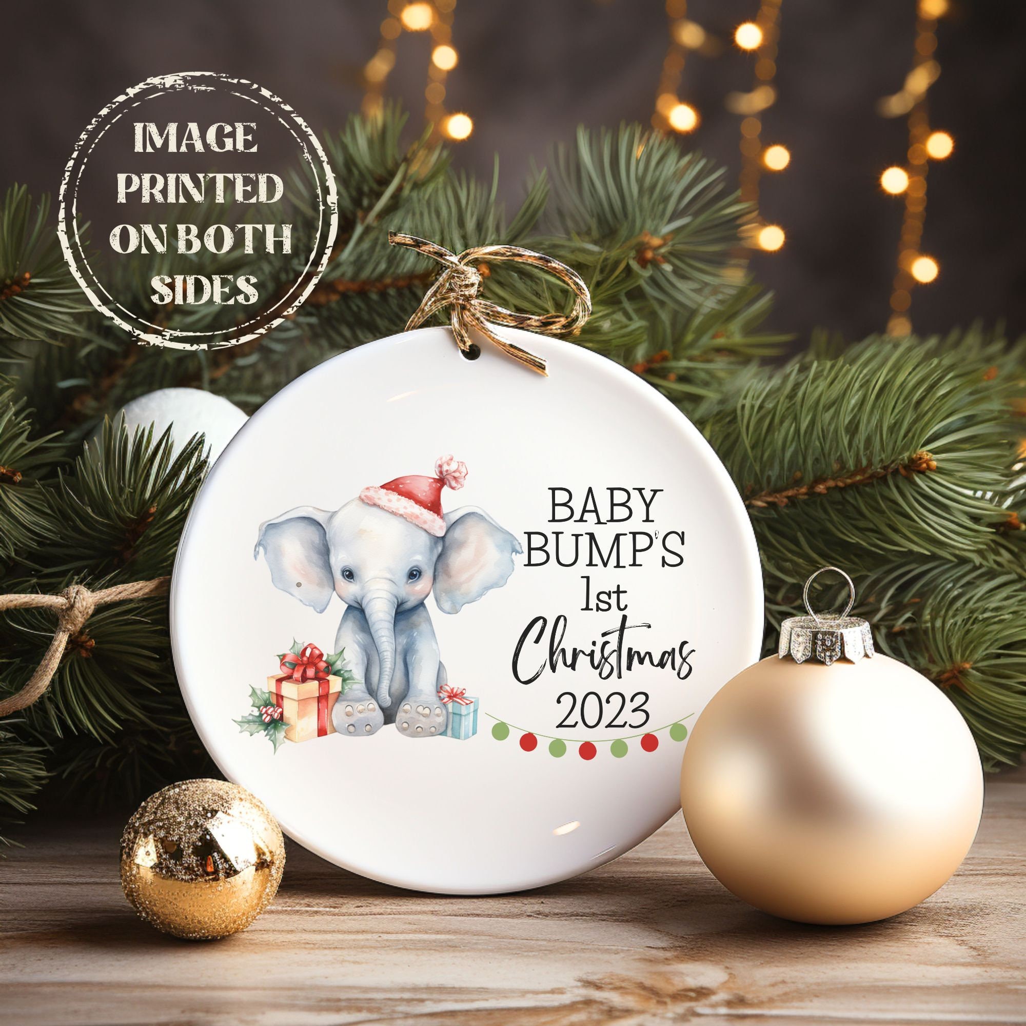 Bumps 1st shop christmas jumper
