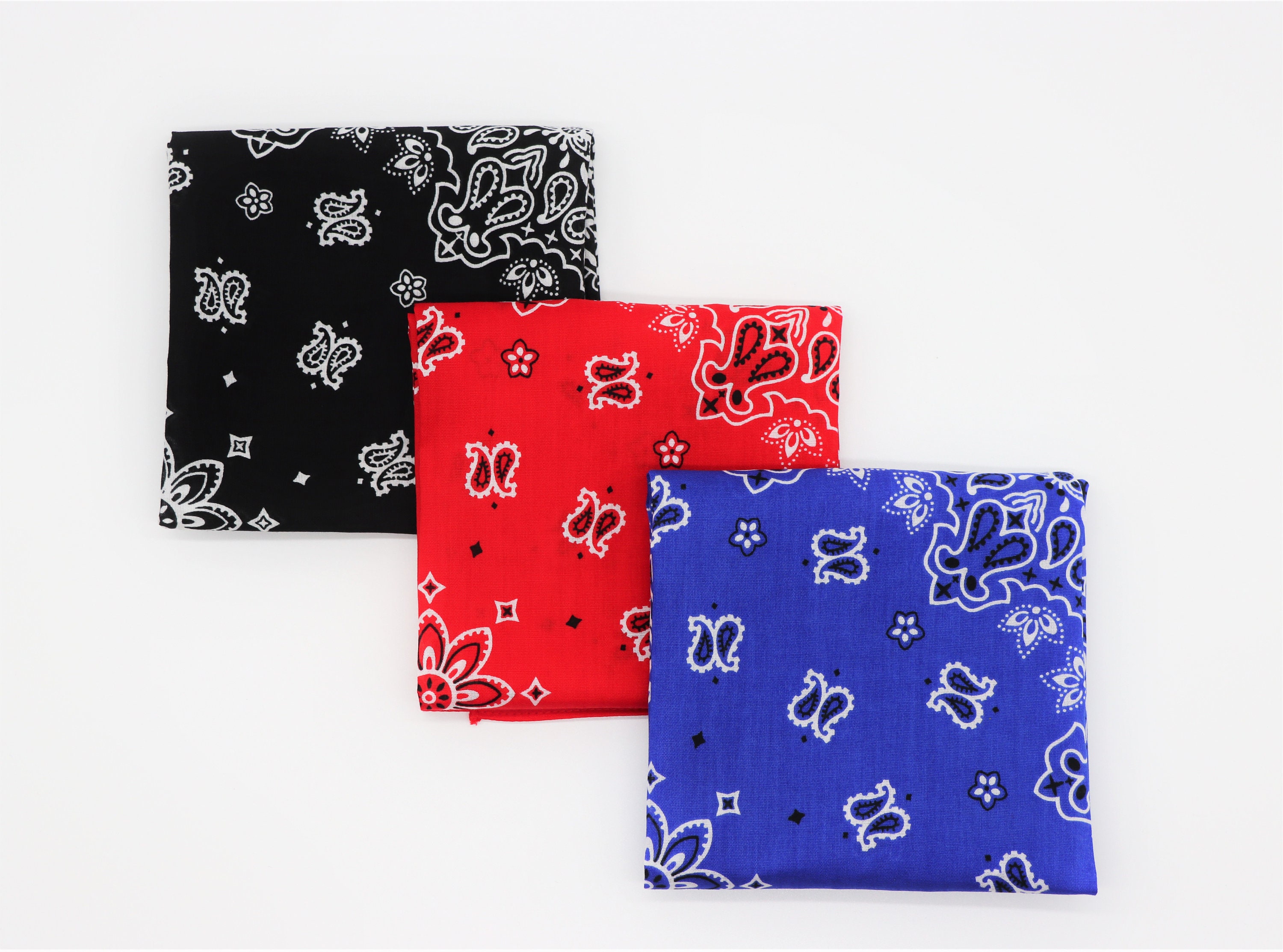 Stylish Paisley Bandanas Made in the USA Stylish Accessories for All Etsy