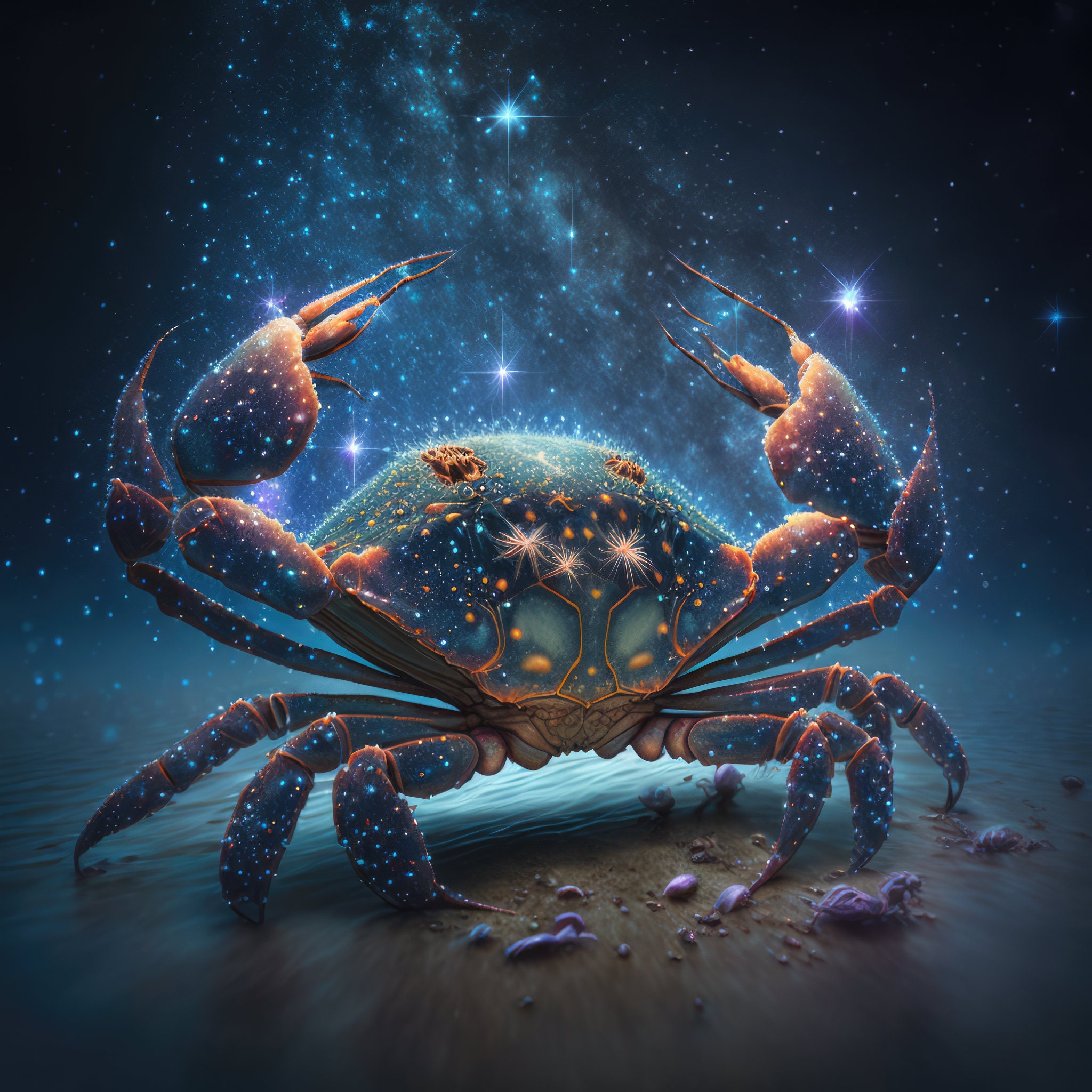 Zodiac Cancer theme space HD phone wallpaper  Peakpx