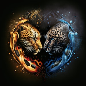 Jaguars in Love High Resolution Digital Download