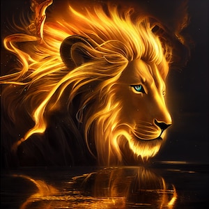 Golden Lion Lake High Resolution Digital Download