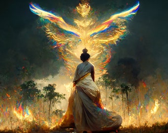 Phoenix Rising Series Digital Downloads, Instant Downloadable Wallpaper, Digital Download Poster, Digital Art, Downloadable Fantasy Art