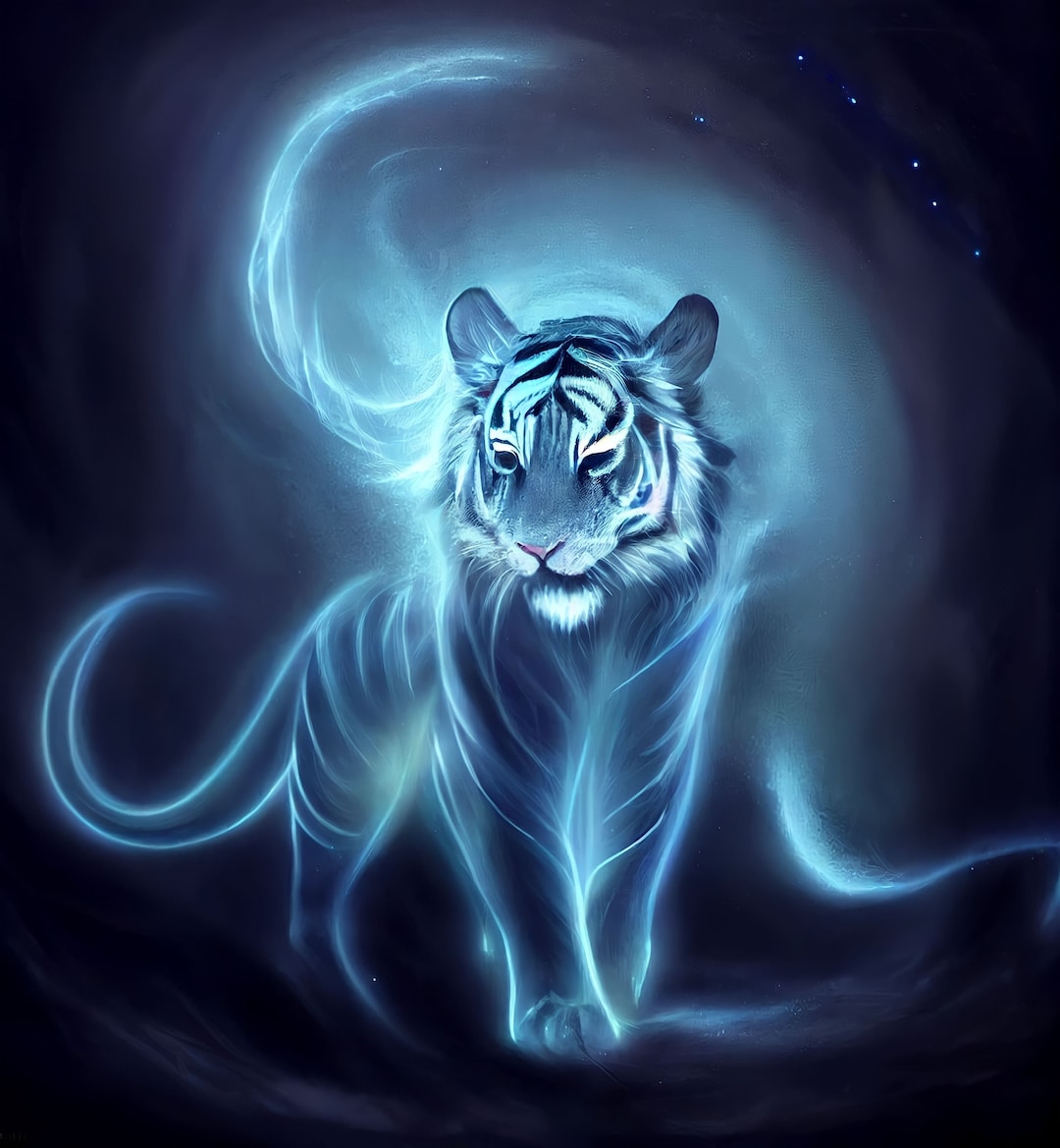 Spectral Tiger Download Spectral Tiger Instant Downloadable - Etsy