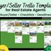 Trello Templates for Real Estate Agents Transaction Etsy