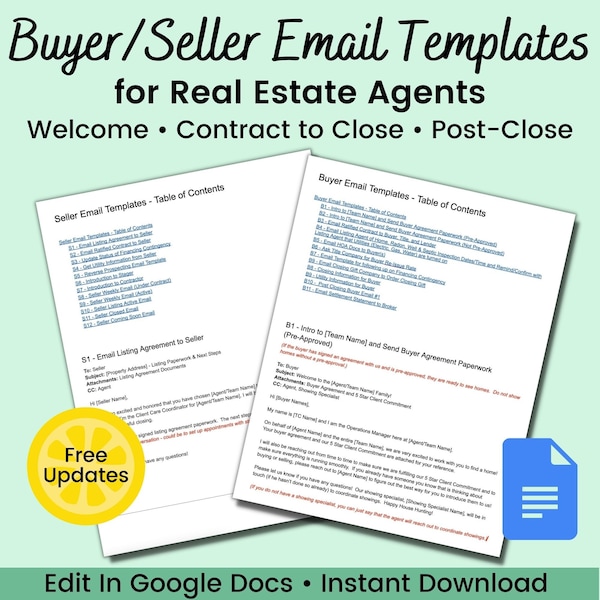 Tc Email Templates Etsy UK