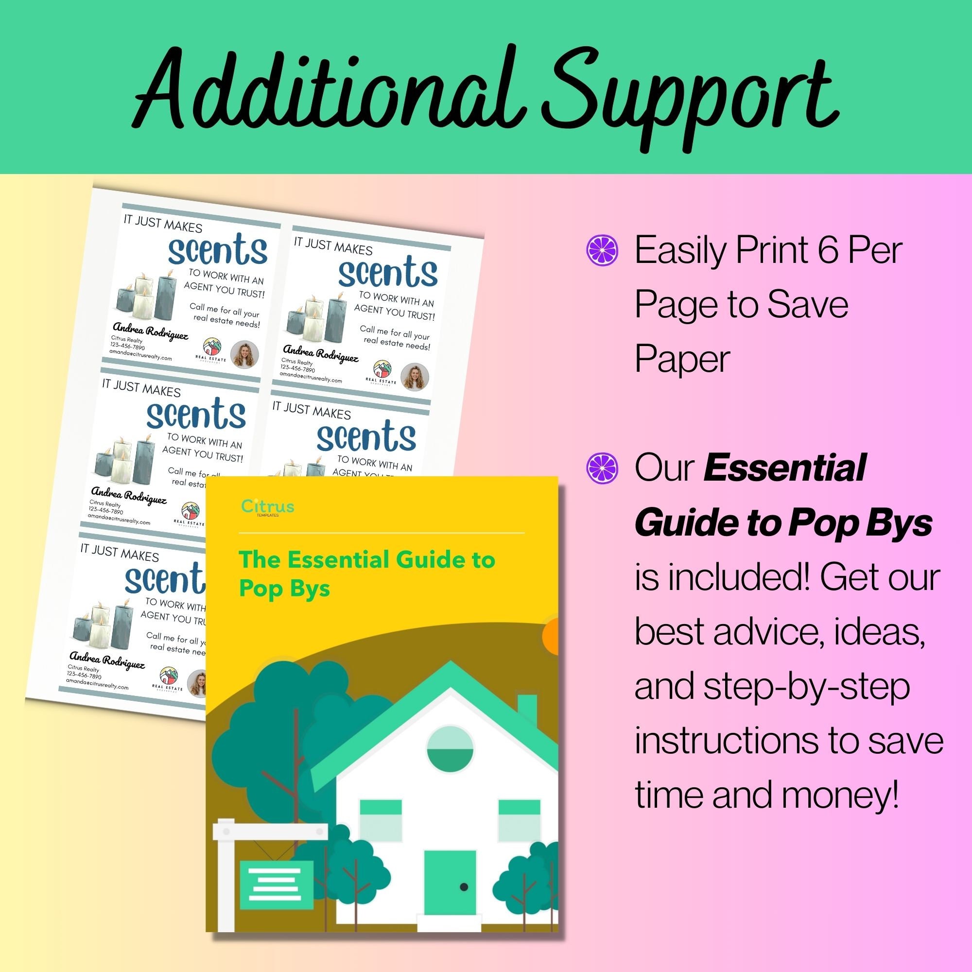 Real Estate Candle Scents Pop by Tag Real Estate Marketing Editable