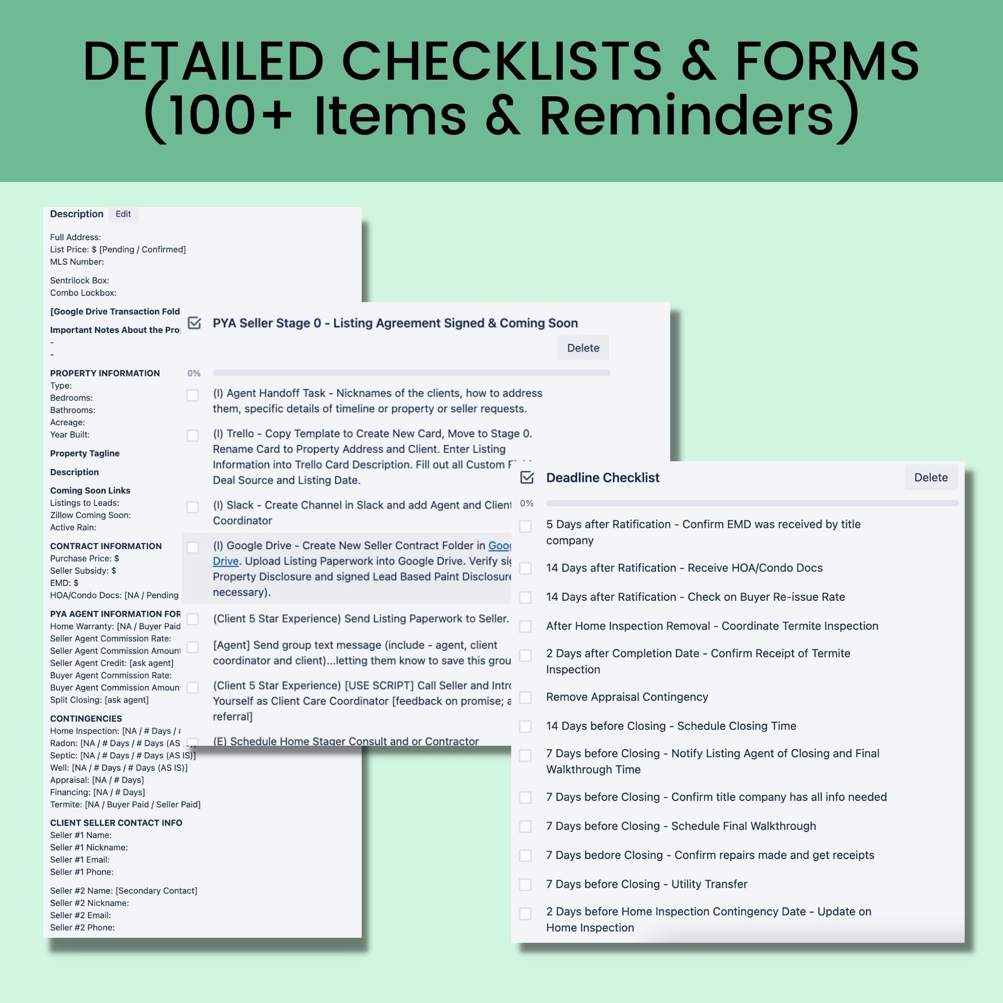 Trello Templates for Real Estate Agents Transaction Coordinator Trello Templates for Real Estate Agents Transaction Coordinator