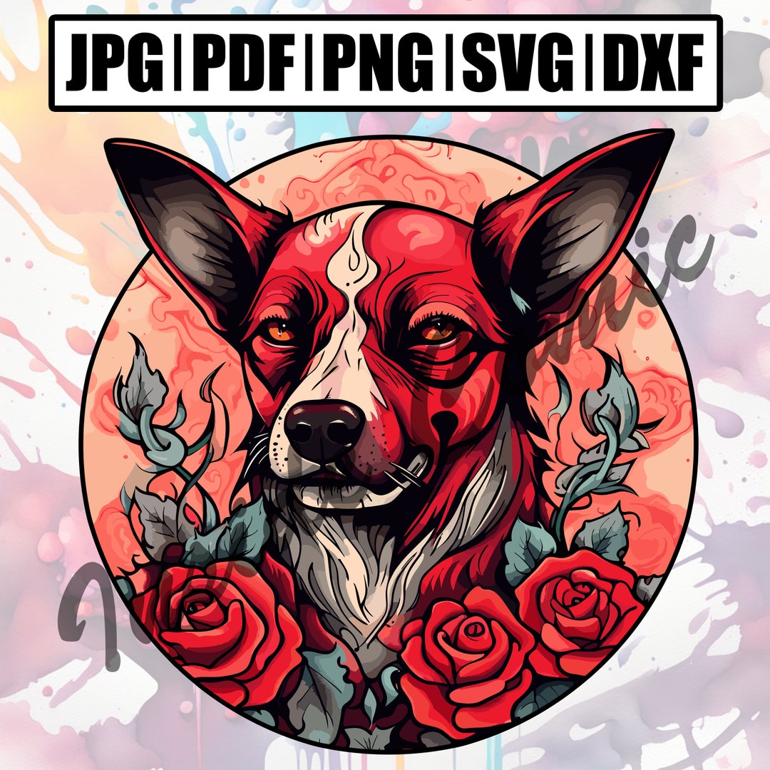 Hell Dog Design Jpg Pdf Png Svg Dxf For DIY Projects hell-dog-design-jpg-pdf-png-svg-dxf-for-diy-projects