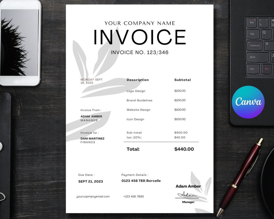 Invoice Template, Contract Template, Form Template, Receipt Template ...