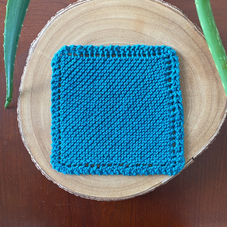 Classic Dishcloth Pattern Pack / Beginning Knitter Kit / Washcloth ...