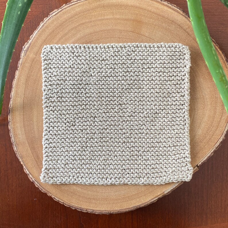 Classic Dishcloth Pattern Pack / Beginning Knitter Kit / Washcloth ...