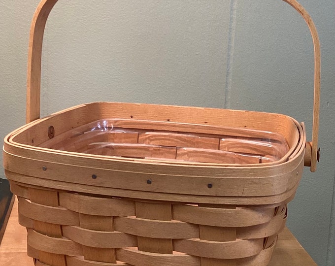 Longaberger Large Berry Basket With Handle Etsy