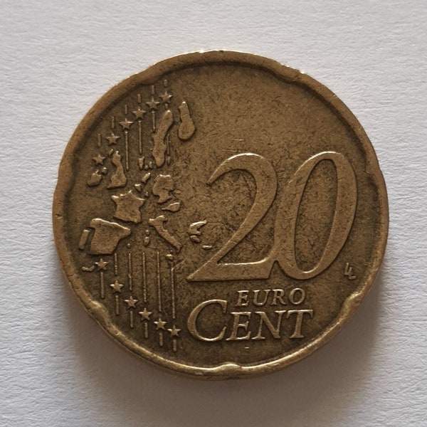 Rare coin 20 cents 2002