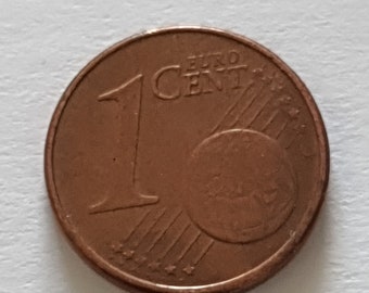 2004 1 cent coin stamped with several defects